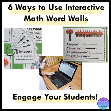 High School Math Word Wall Ideas  Math word walls, Algebra word walls,  High school math word wall