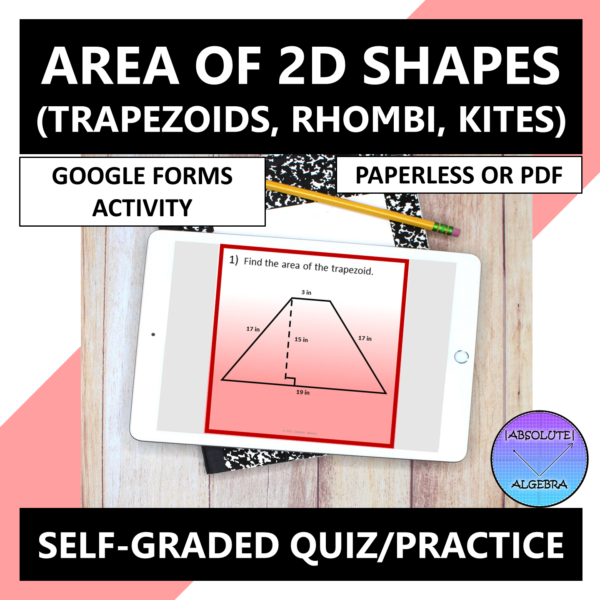 Area 2D Shapes using Google Forms