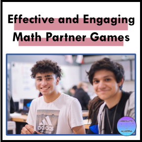 Effective and Engaging Math Partner Games